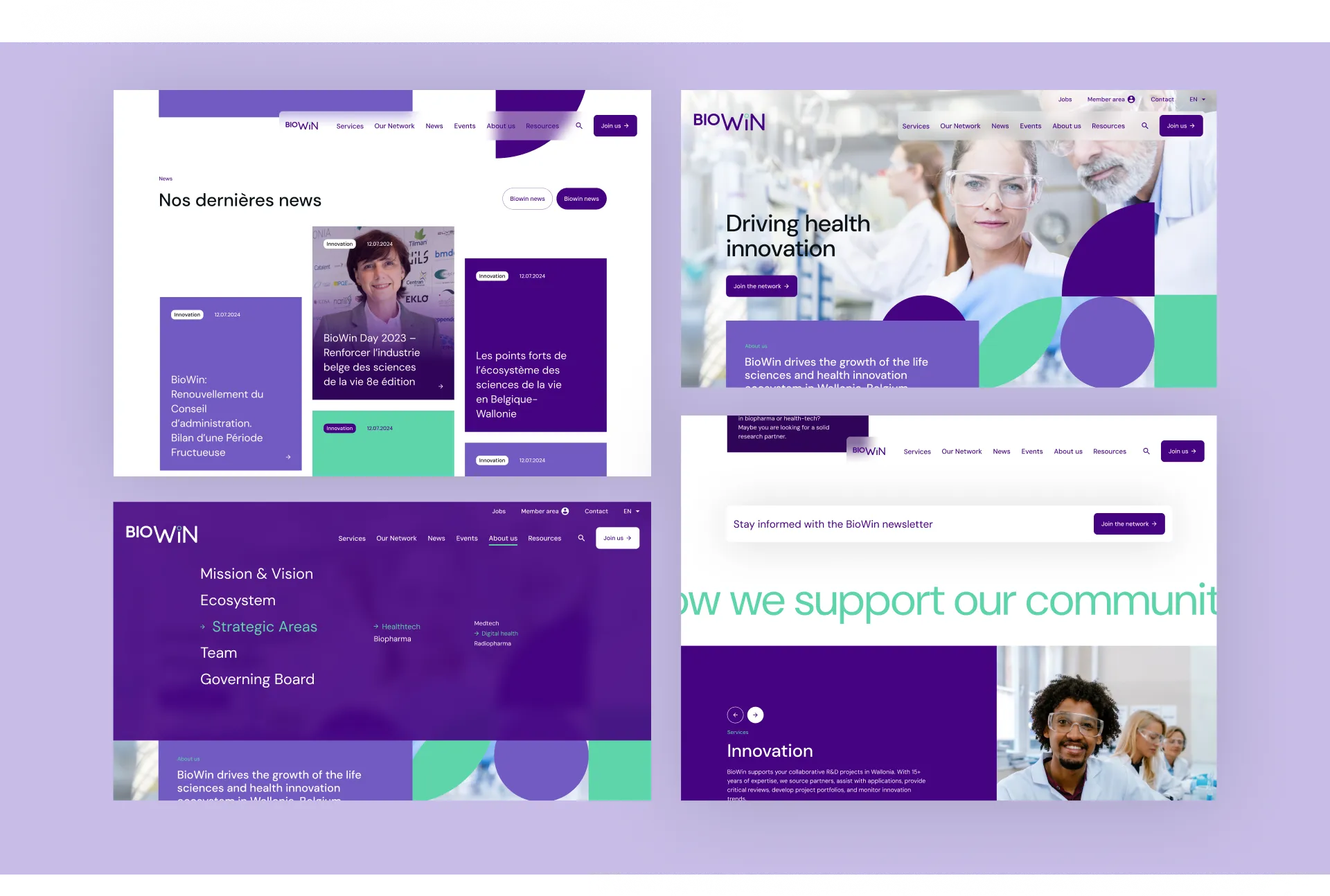 BioWin - Site web refonte
