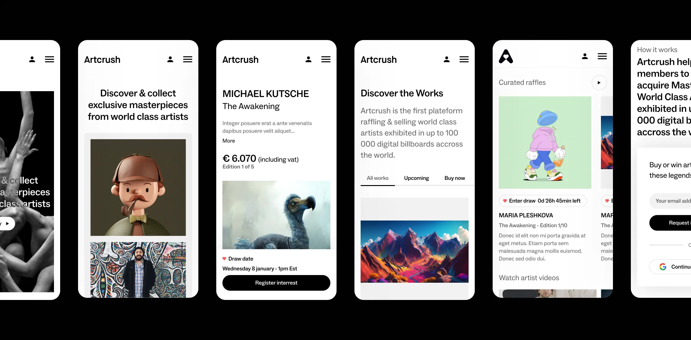 Artcrush - Mobile