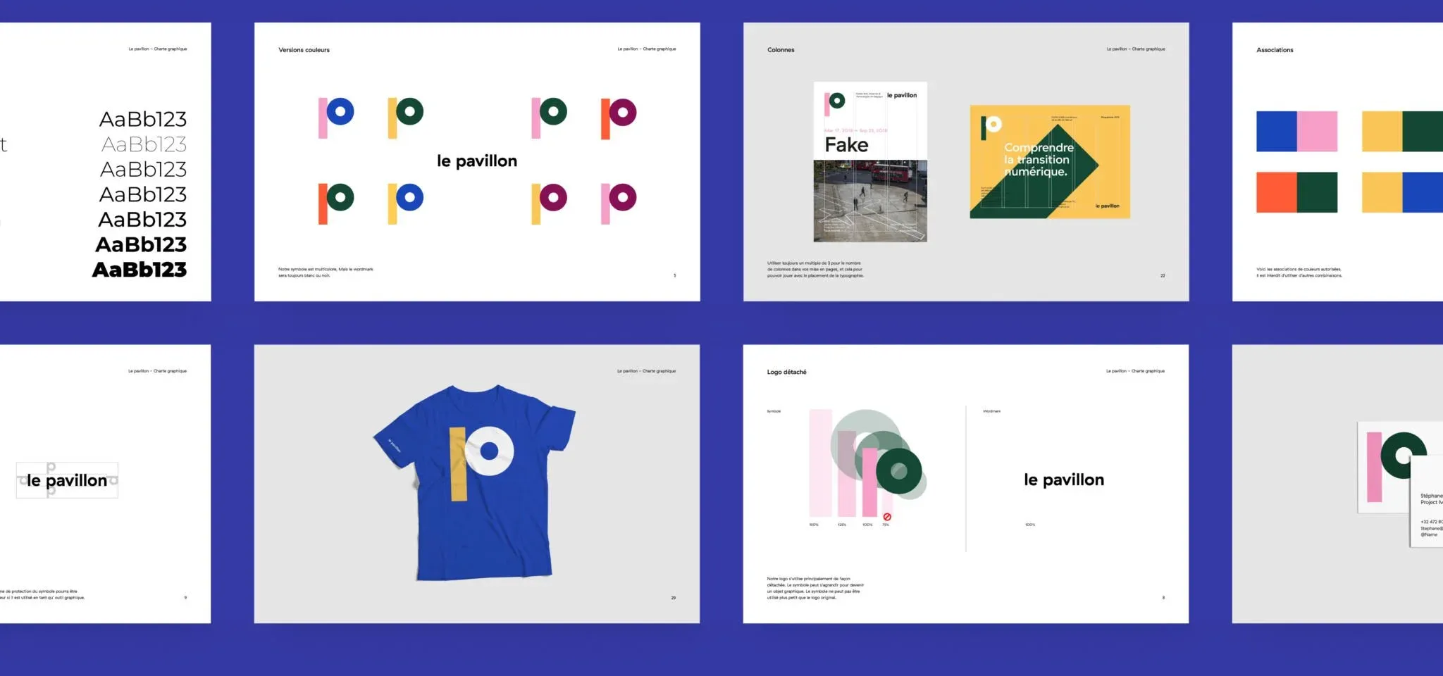 Le Pavillon - charte graphique et guidelines
