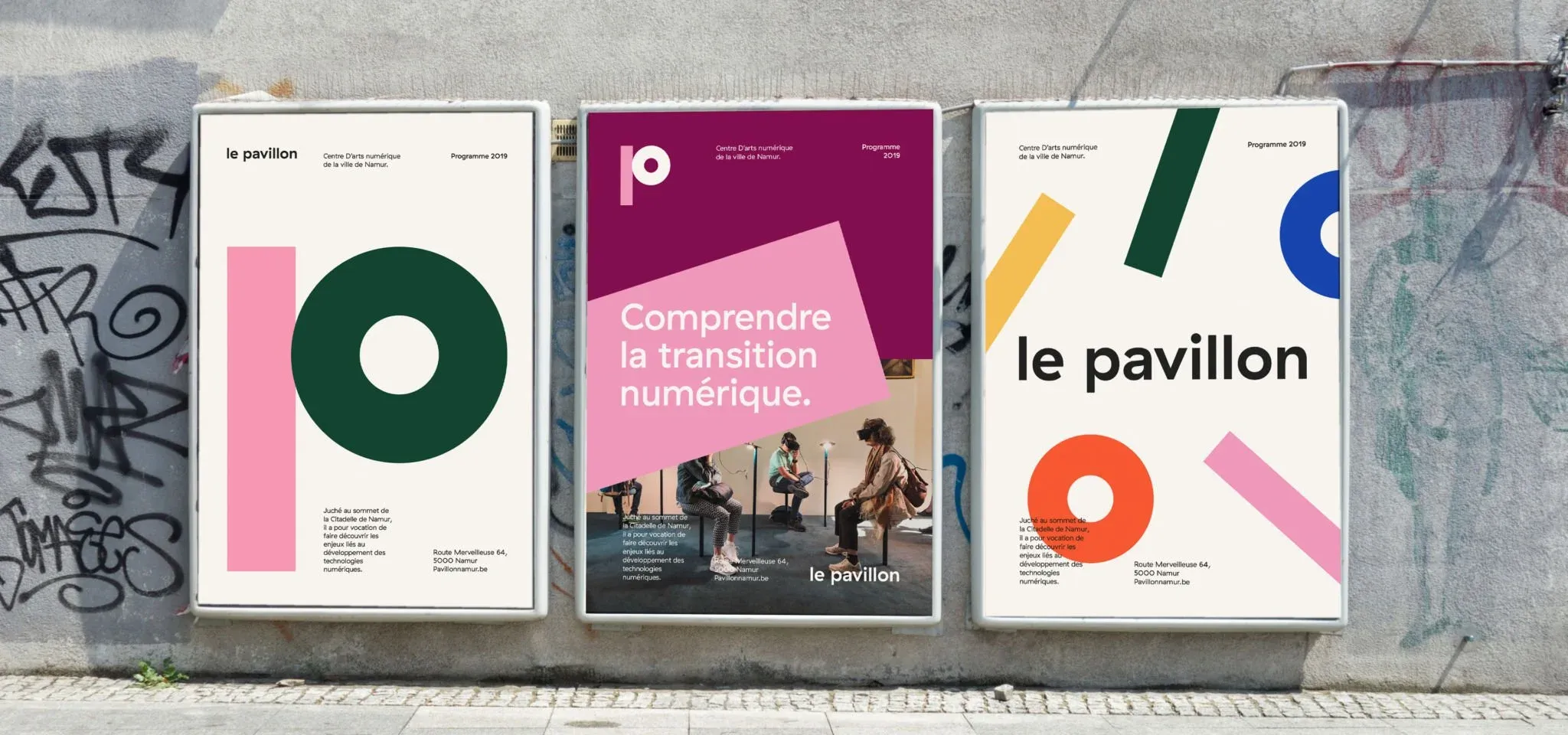 Le Pavillon - posters campagne Humans/Machines