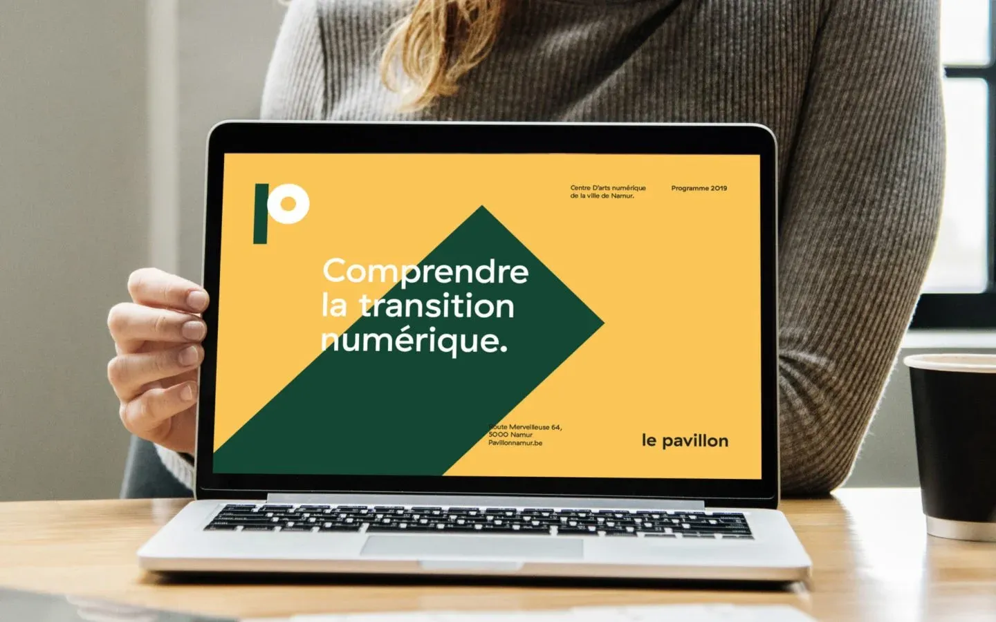 Le Pavillon - site web desktop
