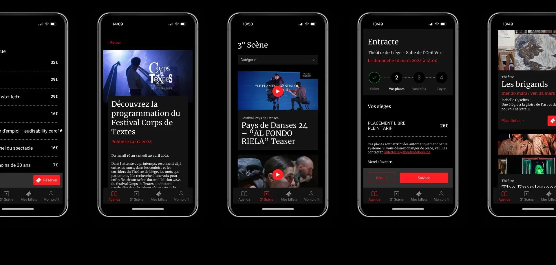 Théâtre de Liège - App native phones